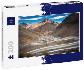 Lais Puzzle - Serpentinenstraße im Andengebirge zwischen Santiago de Chile und Mendoza, Argentinien - 200 Teile