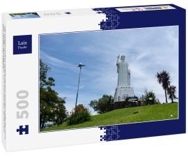 Lais Puzzle - Der Heilige Christus ist eine Skulptur auf dem Gipfel des Cerro San Javier. Sie ist 28 Meter hoch und hebt den rechten Arm zum Zeichen des Segens. - 500 Teile