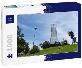 Lais Puzzle - Der Heilige Christus ist eine Skulptur auf dem Gipfel des Cerro San Javier. Sie ist 28 Meter hoch und hebt den rechten Arm zum Zeichen des Segens. - 1.000 Teile