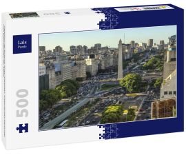 Lais Puzzle - Obelisco de Buenos Aires (Obelisk), historisches Denkmal und Wahrzeichen der Stadt - 500 Teile