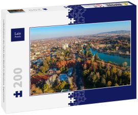Lais Puzzle - Luftaufnahme des Parks San Martín in Mendoza, Argentinien - 200 Teile