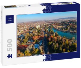 Lais Puzzle - Luftaufnahme des Parks San Martín in Mendoza, Argentinien - 500 Teile