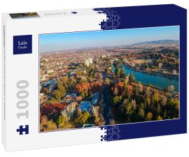Lais Puzzle - Luftaufnahme des Parks San Martín in Mendoza, Argentinien - 1.000 Teile