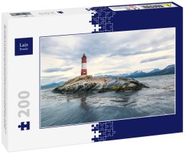 Lais Puzzle - Der Leuchtturm Les Éclaireurs auf der Insel Les Éclaireurs ist eine Touristenattraktion, die häufig mit dem Leuchtturm am Ende der Welt verwechselt wird, der sich auf der Insel der Staaten befindet. - 200 Teile