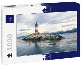 Lais Puzzle - Der Leuchtturm Les Éclaireurs auf der Insel Les Éclaireurs ist eine Touristenattraktion, die häufig mit dem Leuchtturm am Ende der Welt verwechselt wird, der sich auf der Insel der Staaten befindet. - 1.000 Teile