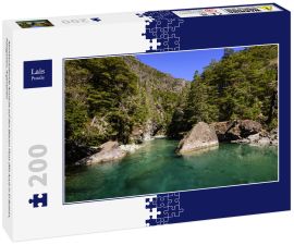 Lais Puzzle - Atemberaubende Aussicht auf den Blauen Fluss (Río Azul) in El Bolsón, Patagonien, Argentinien - 200 Teile