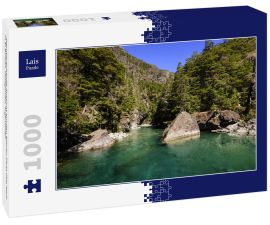 Lais Puzzle - Atemberaubende Aussicht auf den Blauen Fluss (Río Azul) in El Bolsón, Patagonien, Argentinien - 1.000 Teile