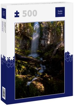 Lais Puzzle - Wasserfälle des Ñorquinco-Sees im Lanín-Nationalpark, Argentinien - 500 Teile