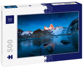 Lais Puzzle - Der Berg Fitz Roy bei Sonnenaufgang, Patagonien, Argentinien - 500 Teile