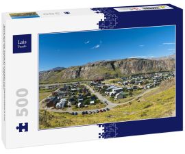 Lais Puzzle - Blick auf die Stadt El Chaltén im Nationalpark Los Glaciares, Santa Cruz, Argentinien. - 500 Teile