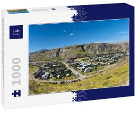 Lais Puzzle - Blick auf die Stadt El Chaltén im Nationalpark Los Glaciares, Santa Cruz, Argentinien. - 1.000 Teile