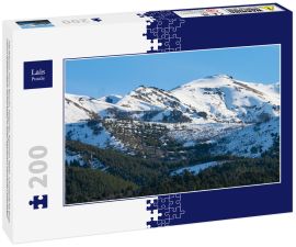Lais Puzzle - Villa Meliquina, Provinz Neuquen, Patagonien, Argentinien. Wälder, schneebedeckte Berge und ein strahlend blauer Himmel bieten im Süden Argentiniens traumhafte Landschaften. - 200 Teile