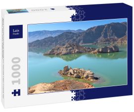 Lais Puzzle - Blick auf die trockene Wüste am Stausee Lago Cuesta del Viento, San Juan, Argentinien. - 1.000 Teile