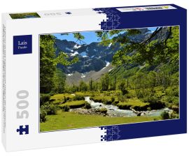 Lais Puzzle - El Bolson ist eine argentinische Stadt in der Provinz Rio Negro, im Norden Patagoniens. Es liegt am Ufer des Flusses QuemquemtReu, in einem Tal voller Obstbäume. - 500 Teile