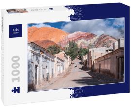 Lais Puzzle - Stadt Purmamarca und rote Berge voller Farben, Argentinien - 1.000 Teile