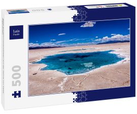 Lais Puzzle - Blick auf Salzwasserpfützen auf der Saline von Salta, Argentinien - 500 Teile