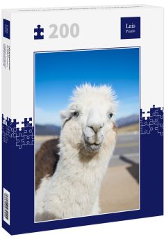 Lais Puzzle - Lama in Nahaufnahme in den Höhenlagen von Tucumán, Argentinien - 200 Teile