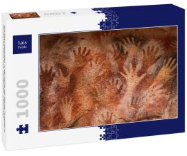 Lais Puzzle - Die alten Malereien in der Höhle der Manos Pintadas in der Provinz Santa Cruz, Patagonien, Argentinien. - 1.000 Teile