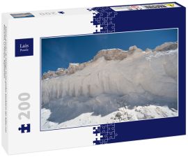 Lais Puzzle - Salinas grandes de Hidalgo ist ein großes Salzfeld in der Nähe von Macachin, La Pampa, Argentinien - 200 Teile
