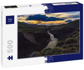 Lais Puzzle - Blick auf den Canyon Rio de las Vueltas. El Chalten, Santa Cruz, Argentinien. - 500 Teile