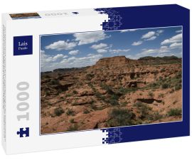 Lais Puzzle - Der Nationalpark Sierra de las Quijadas liegt in der nordwestlichen Provinz San Luis, Argentinien, in den Departements Belgrano und Ayacucho, und umfasst eine Fläche von 73.534 ha. - 1.000 Teile
