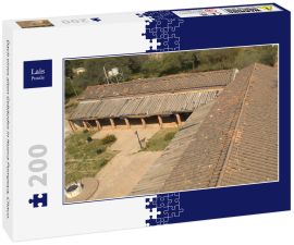 Lais Puzzle - Dach eines alten Gebäudes in Nueva Pompeya, Chaco. - 200 Teile