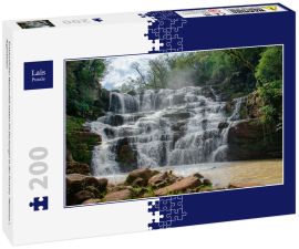 Lais Puzzle - Erstaunlicher Wasserfall mitten im Dschungel in der Provinz "Misiones", Argentinien - 200 Teile