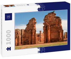 Lais Puzzle - Ruinen der Jesuitenreduktion San Ignacio Mini, Kirchentor, Provinz Misiones, Argentinien, Südamerika - 1.000 Teile