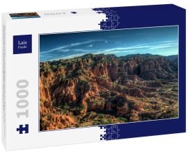 Lais Puzzle - Der Nationalpark Sierra de las Quijadas wurde zum Schutz der dort lebenden Arten und der repräsentativen Ökoregionen sowie zur Erhaltung der archäologischen und paläontologischen Stätten gegründet. - 1.000 Teile