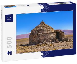 Lais Puzzle - Steinunterstand in einer trockenen Landschaft, La Rioja, Argentinien - 500 Teile