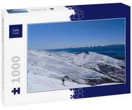 Lais Puzzle - Panoramablick auf das Skigebiet Cerro Catedral, Rio Negro, Argentinien.  - 1.000 Teile