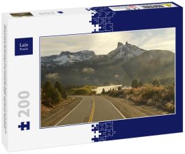 Lais Puzzle - Blick auf eine Wanderung in den verschneiten Bergen um San Carlos de Bariloche und San Martin de los Andes in der Provinz Rio Negro, Argentinien, Argentinien - 200 Teile