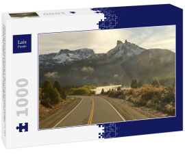 Lais Puzzle - Blick auf eine Wanderung in den verschneiten Bergen um San Carlos de Bariloche und San Martin de los Andes in der Provinz Rio Negro, Argentinien, Argentinien - 1.000 Teile