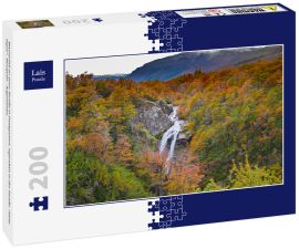 Lais Puzzle - Wasserfall an einer Straße in Patagonien. Irgendwo in der Straße "Siete lagos". Neuquén - Argentinien - 200 Teile