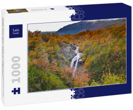 Lais Puzzle - Wasserfall an einer Straße in Patagonien. Irgendwo in der Straße "Siete lagos". Neuquén - Argentinien - 1.000 Teile