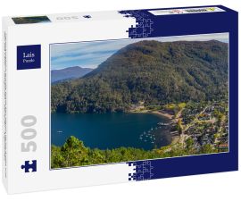 Lais Puzzle - Panoramablick auf die Stadt San Martín de los Andes und den See Lácar - Patagonien - Neuquén - Argentinien - 500 Teile