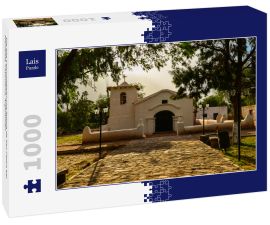 Lais Puzzle - Die alte Lehmziegelkirche Iglesia de San Pedro bei Fiambalá, Catamarca, Argentinien - 1.000 Teile