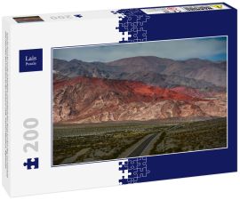 Lais Puzzle - Epische Aussicht auf die zerklüfteten und farbenfrohen Berge auf dem Weg von Fiambalá zum Pass Paso San Francisco an der Grenze zu Chile. Provinz Catamarca, Argentinien - 200 Teile