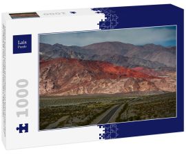 Lais Puzzle - Epische Aussicht auf die zerklüfteten und farbenfrohen Berge auf dem Weg von Fiambalá zum Pass Paso San Francisco an der Grenze zu Chile. Provinz Catamarca, Argentinien - 1.000 Teile