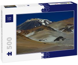 Lais Puzzle - Der Gipfel des Vulkans Incahuasi an der Grenze zu Chile, gesehen von der Straße über den Paso de San Francisco, Catamarca, Argentinien - 500 Teile