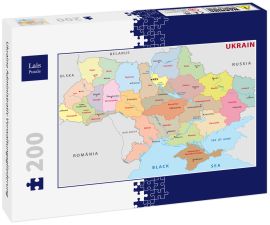 Lais Puzzle - Ukraine Administrativ Verwaltungsgliederung - 200 Teile