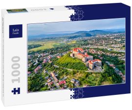 Lais Puzzle - Luftaufnahme von Mukatschewo mit der Burg Palanok in der Ukraine - 1.000 Teile