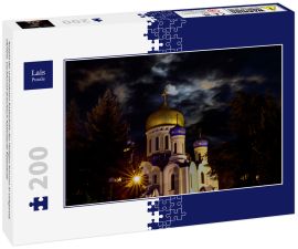 Lais Puzzle - Kuppel der orthodoxen Kathedrale des Heiligen Kreuzes in Uzhgorod, Ukraine. Uschhorod Griechisch-Katholische Kathedrale - 200 Teile