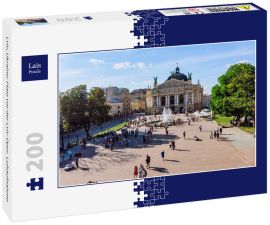 Lais Puzzle - Lviv, Ukraine: Platz vor der Lviv-Oper. Luftaufnahme - 200 Teile