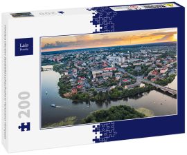 Lais Puzzle - Vinnitsa Ukraine Stadtbild Luftaufnahme Panorama Vinnytsia - 200 Teile
