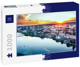 Lais Puzzle - Winnyzja Ukraine Stadtbild Blick auf den Fluss South Bug Skyline  - 1.000 Teile