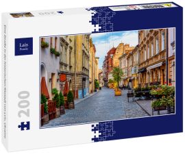 Lais Puzzle - Eine Straße in der historischen Altstadt von Lviv, Ukraine - 200 Teile