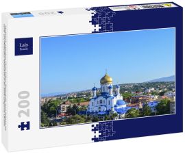 Lais Puzzle - Ukrainisch-orthodoxe Christ-Erlöser-Kathedrale, auch bekannt als Cyrill- und Methodius-Kathedrale in der Stadt Uzhgorod, Ukraine - 200 Teile
