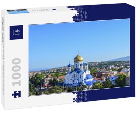 Lais Puzzle - Ukrainisch-orthodoxe Christ-Erlöser-Kathedrale, auch bekannt als Cyrill- und Methodius-Kathedrale in der Stadt Uzhgorod, Ukraine - 1.000 Teile