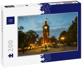 Lais Puzzle - Abendansicht des alten Wasserturms, jetzt Museum im historischen Zentrum von Winnyzja, Ukraine - 200 Teile
